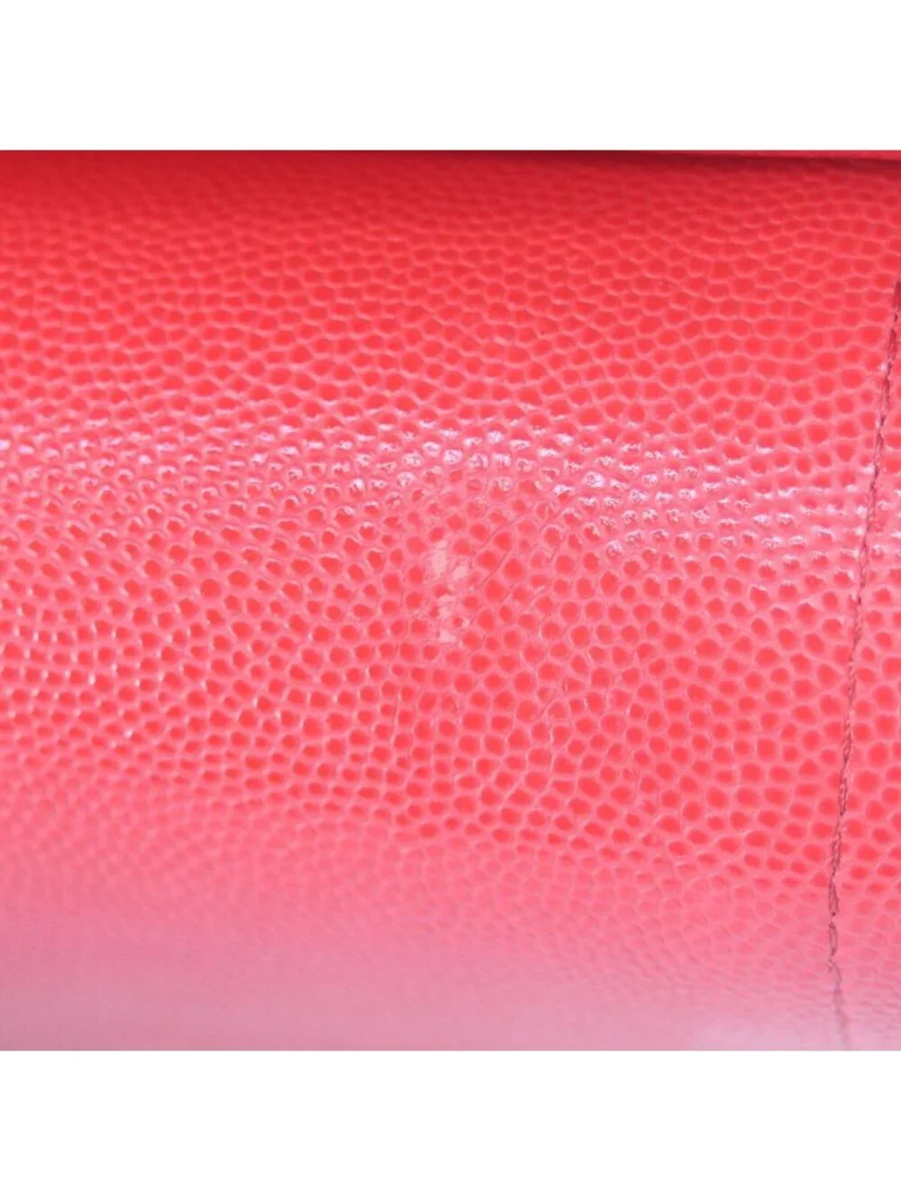 Chanel Red Caviar Gold Quilted 23 Shoulder Bag